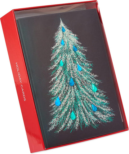 Christmas Cards Boxed with Envelopes, Special Wishes, Tree (8-Count)