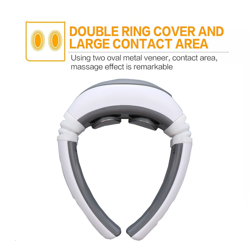 Electric Cervical Pulse Neck Massager Muscle Relax Massage Magnetic Therapy US