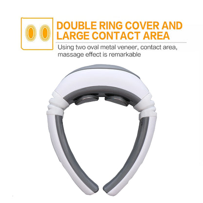 Electric Cervical Pulse Neck Massager Muscle Relax Massage Magnetic Therapy US