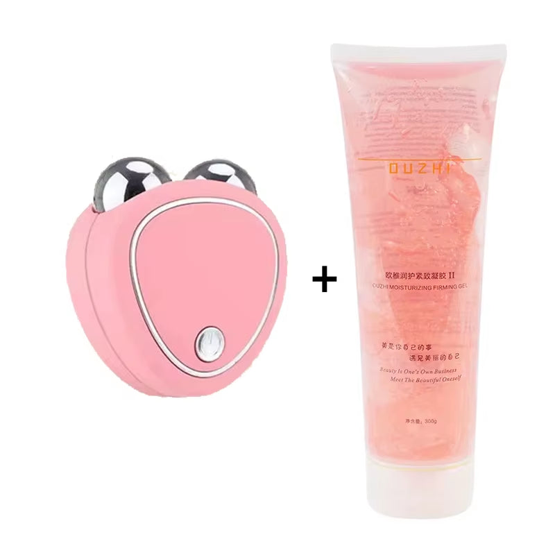 Mini Portable Micro Current Beauty Instrument Set EMS Delicate Contour Lifting Firming Facial Skin Tighten Skin Sculpting Tool